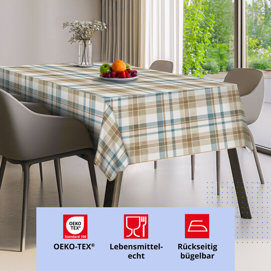 Tischdecke Manhattan Borneo blau image number null